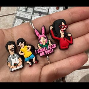 Bobs burgers croc charms ❤️